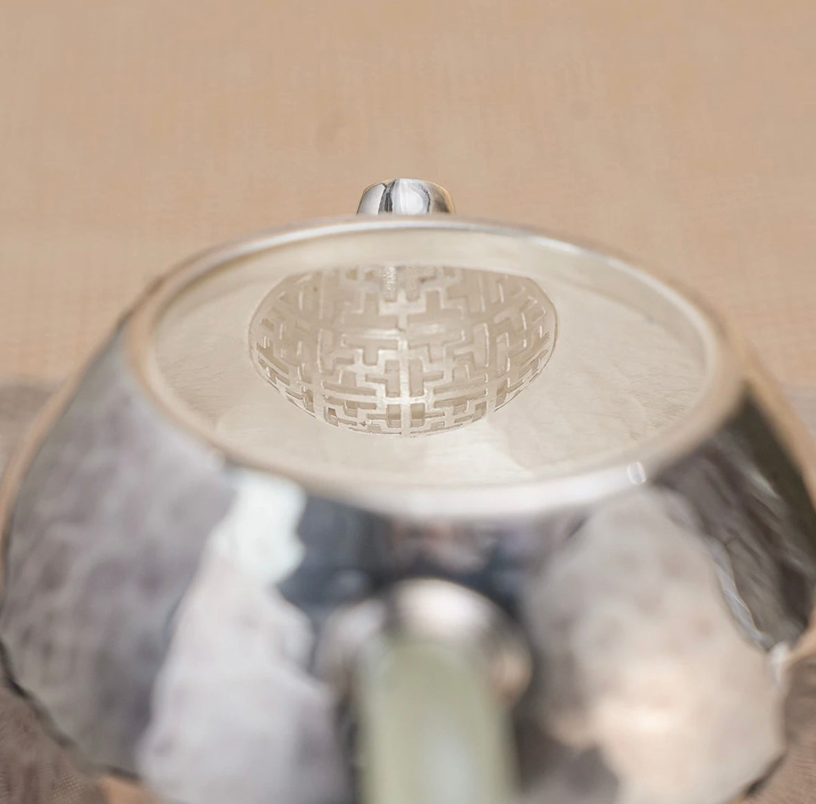 GuiYinTang  Handwork silver teapot LongDan 归银堂  手工 银壶 龙蛋 150cc